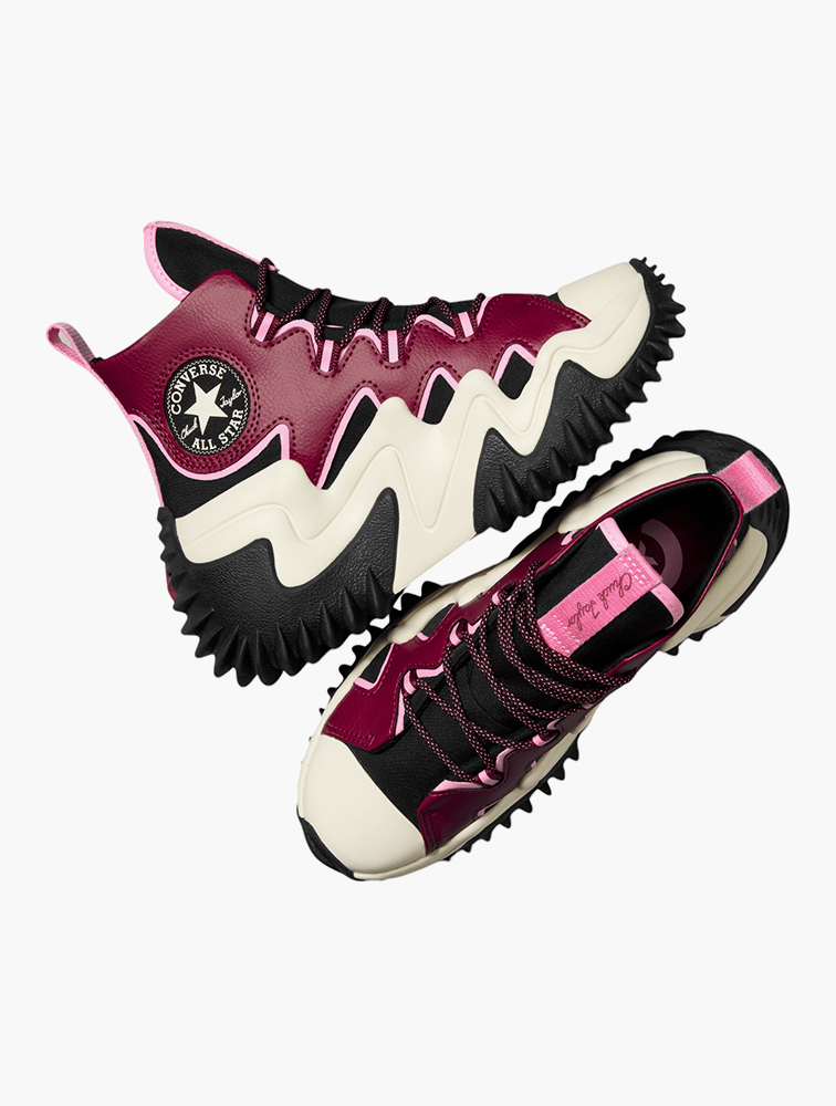 MyRunway | Shop Converse Berry & Black Run Star Motion Cx Platform